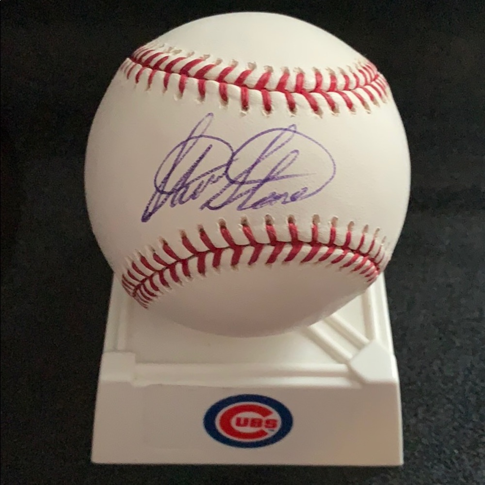 Steve Sone Autographed Baseball